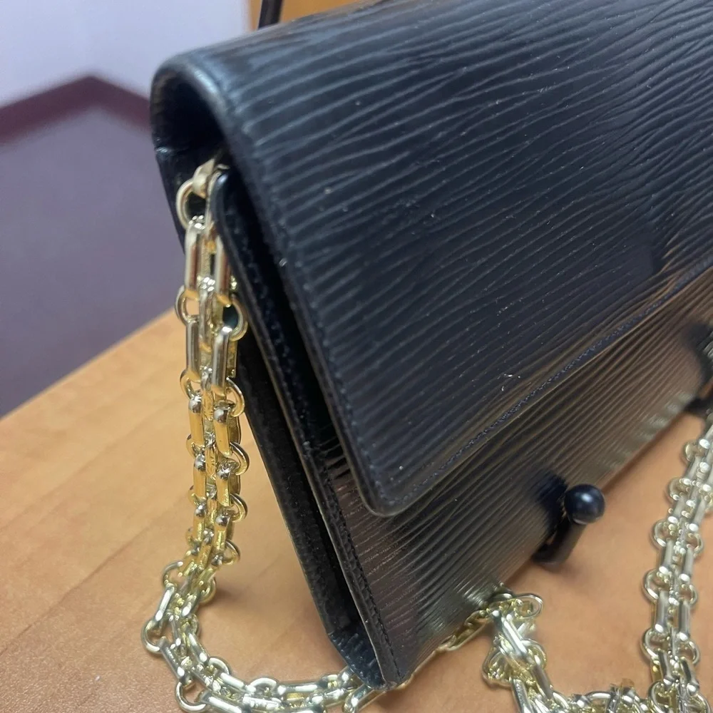 Louis Vuitton leather dark